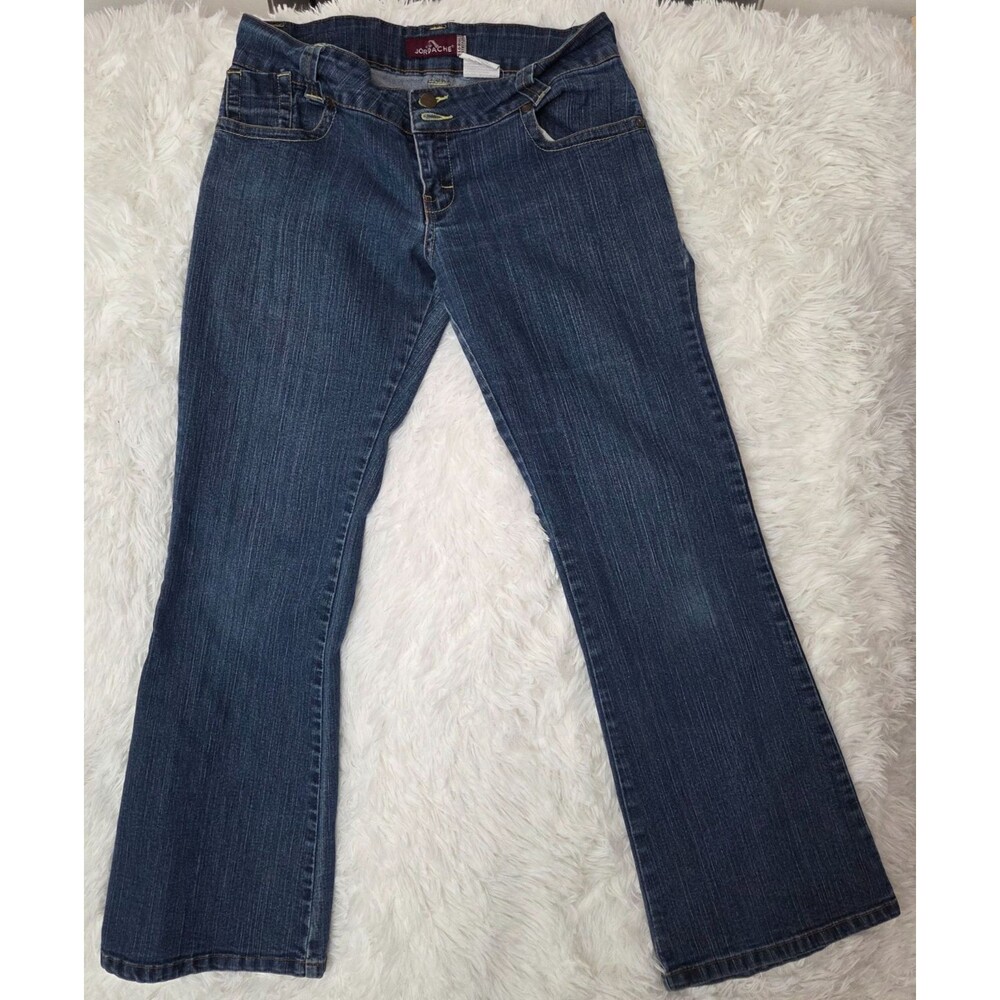 Jordache Women’s Bootcut Jeans Size 9/10 Medium Wash Stretch Denim Low Rise Y2K